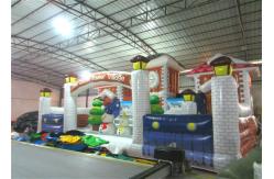 China Commercial Children Custom Made Inflatables Snowman Safe Nontoxic 10 X 6m Waterproof supplier