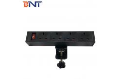 China 1.5M Cable Office Room Clamp On Desktop Power Outlet supplier