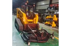 China Crawler Wheel Mini Skid Loader 1500kgs Low Emission With Yanmar Engine supplier