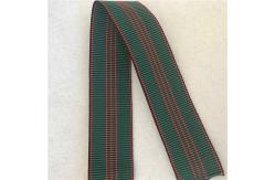 China High Elasticity Webbing Straps For Lawn Chairs Blue With 5 Red Lines supplier