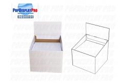 China Strong 30kgs Supporting Capability of Wingstack Cardboard Dump Bins supplier