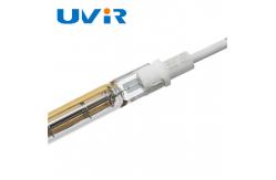 China Gold Coating Quartz Heating Lamps RS Base for Heating applications supplier