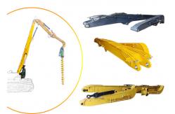 China Pile Higher Excavator Pile Driver Attachment For CAT HITACHI KOMATSU supplier