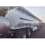 3Axles Fuel Tank Semi Trailer 45CBM Capacity Tanker Trailer with pump for sale