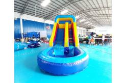 China ODM Toddler Bouncy Castle Inflatable Water Slide With Pool supplier