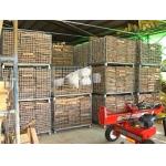 Foldable Supermaket Electro Zinc Plated Wire Mesh Storage Containers for sale