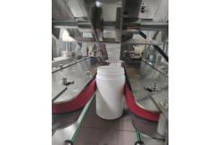 China Automatic Linear Screw Capping Machine For Bottle Pump Head Cover Bottles supplier