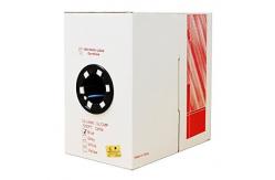 China Plenum UTP CAT5E Network Cable 24AWG Copper CMP Flame Retardant PVC Jacket supplier