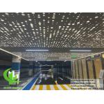 Perforated Metal Ceiling Aluminum Sheet Durable Material With LED Light Modern Design for sale