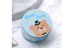 China Custom Printed 0.23mm Metal Tin Box With Removable Lid supplier