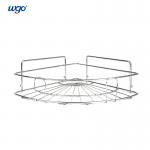 Gel Pad Mounted Strongly Holding Power Stainless Steel No Install Tools Needed Bath Corner Shelf Caddy for sale