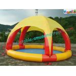 Customized Inflatable Water Pools Tent Cover ODM / OEM for Battery Boat for sale