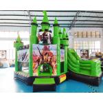 Super Hero Jumping Castle Inflatable Bouncer Slide Combo For Hotel for sale