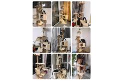 China Custom Sisal Large Cat Scratch House Eco Cat House With Scratcher supplier