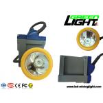 216lum 1.67W Coal Miner Cap Lights Rechargeable 6600mAh Battery for sale