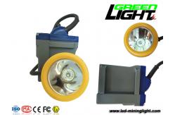 China 216lum 1.67W Coal Miner Cap Lights Rechargeable 6600mAh Battery supplier