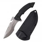 Military Paratrooper Double Edged Tactical Dagger Knives G10 56HRC for sale