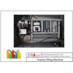 Touch Screen Control Automatic Liquid Filling Machine , Time Gravity Liquid Filling Equipment