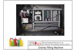 China Touch Screen Control Automatic Liquid Filling Machine , Time Gravity Liquid Filling Equipment supplier