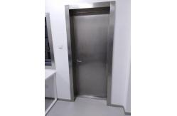 China SS Surface Class I Radiation Protection Lead Door With Ionizing Radiation Sign supplier