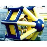 PVC tarpaulin Inflatable Water Roller , Inflatable Water Park Amusement Equipment for sale