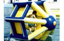 China PVC tarpaulin Inflatable Water Roller , Inflatable Water Park Amusement Equipment supplier
