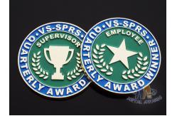 China Promotion Gift Custom Challenge Coins Collectors Old Effect Antique Silver Plating supplier