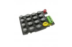 China Customize POS Silicone Rubber Membrane Keypad Epoxy Dripping supplier