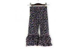 China Summer Long Lace Children'S Casual Trousers Skin Friendly Floral Flare Pants Outfit supplier