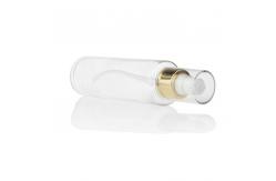 China Clear Sprayer Pump Lotion Glass Bottles 15ml 100ml 150ml With Cap supplier