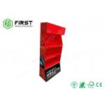 Custom Color Printed Recyclable Cardboard Floor Displays For Supermarket for sale
