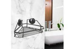 China Patented Suction Mounted Corner Bathroom Caddy Waterproof Shower Shelf supplier
