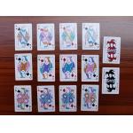 Custom Eco Friendly 300gsm C2S Art Paper Poker Cards 57x87mm for sale