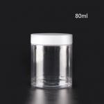 80ml 120ml Cereals Nuts PET Plastic Jars Transparent UV Plating