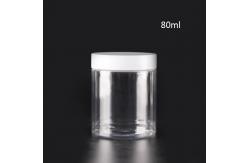 China 80ml 120ml Cereals Nuts PET Plastic Jars Transparent UV Plating supplier