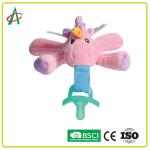 Washable Pacifier Plush Toy Pacifier Clip CE/BSCI Certificate