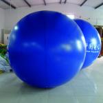 Air sealed pvc inflatable helium flying balloon with logo for advertising for sale