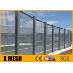 Wire Diameter 4.0mm No Climb Security Fence Height 2.5m Powder Coated Industrial for sale