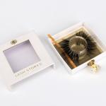 Square Small Drawer Eyelash Packaging Box Cardboard With Window