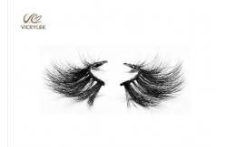 China Handmade 28mm 6D Volume Eyelash Extensions Natural Stereo Light supplier