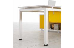 China White 4 Person Office Cubicle Workstation Staff Open Workstation supplier