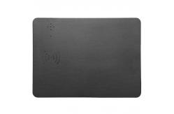China Personalized Qi 10W Mouse Pad Wireless Charger PU Leather Mat supplier