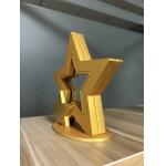 Metal Stars CCC 20cm Height Custom Trophy Cup For Winners