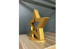 China Metal Stars CCC 20cm Height Custom Trophy Cup For Winners supplier