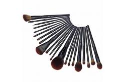 China Jessup Phantom Black Essential Makeup Brushes Set 21pcs Synthetic Bristles supplier