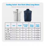 OEM White Air Conditioned Cooling Vest Construction Work Ac Vest Cooler