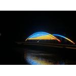 7200CD/Sqm 2R2G2B Transparent LED Display Screen RGB P25mm 90W/Sqm for sale
