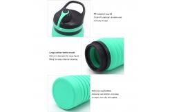 China Expandable Leakproof 800ML Foldable Silicone Bottle supplier