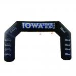 Colorful advertising inflatable full printing color arch inflatable entrance arch for event 6*3m size for sale