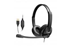 China Business USB Plug Noise Cancelling Headphones Wired Gaming Headset supplier